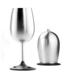 GSI Outdoors Glacier Stainless Nesting Wine pohár ezüst