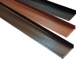 Masterplast ROOFBOND AC perforált PVC szellőző profil 2, 5 m barna