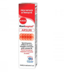  Raniseptol Arsuri spumă cu 20% panthenol, 150 ml, Zdrovit