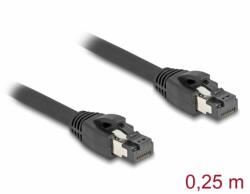 Delock Cablu de retea RJ45 Cat. 8.1 S/FTP LSOH GHMT 0.25m Negru, Delock 80231 (80231)