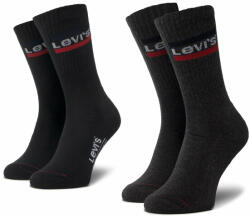 Levi's 2 pár hosszú szárú unisex zokni Levi's® 37157-0153 Fekete 35_38 Férfi
