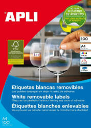 APLI Etikett címke univerzális LCA03057 97x42, 4mm eltávolítható 1200 db/csomag Apli (03057)