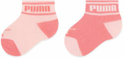 PUMA 2 pár hosszú szárú gyerek zokni Puma Baby Wording Sock 2P 935479 Rózsaszín 15_18