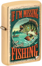 Zippo Öngyújtó, Fishing Poster Design 204B-107322 - swisstimeshop