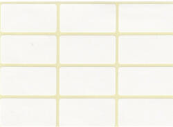 Etikett címke, 20x38mm, 5 lap, 12 címke/lap - bolt