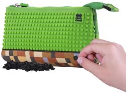 PIXIE CREW Несесер Pixie Crew Green/Brown мек без съдържание