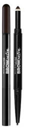 Maybelline Creion pentru sprancene automatic Maybelline New York Brow Satin Duo, Black Brown