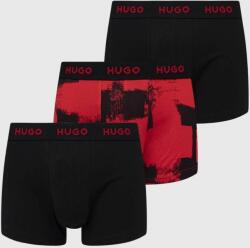 Hugo boxeralsó 3 db piros, férfi - piros S - answear - 13 990 Ft