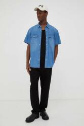 Levi's farmering férfi, galléros, relaxed - kék S - answear - 18 990 Ft