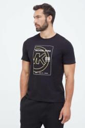 Michael Kors pamut társalgó póló fekete, nyomott mintás - fekete L - answear - 15 990 Ft