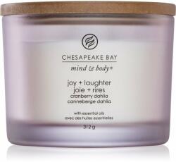 Chesapeake Bay Mind & Body Joy & Laughter lumânare parfumată I. 312 g