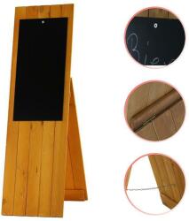  Дървен дисплей за клиенти 135 x 41 см кафяв 3TPW