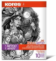 Kores Indigó tetováláshoz, 21, 5 x 26, 8 cm, KORES "Tattoo", 10 lap (76237) - pepita