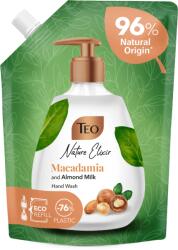 Sapun lichid cu macadamia si lapte de migdale Nature Elixir, 500 ml, Teo