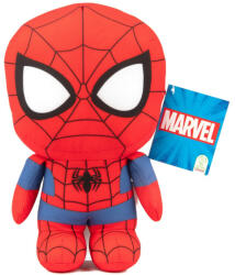 SpiderMan Jucarie de plus cu sunete, Marvel Spiderman, 28 cm (BK4829)