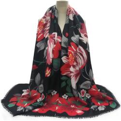  KE-27375 Kendő - Fekete