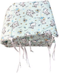 Deseda Set aparatori laterale pufoase h35 pat 120x60 cm deseda pisici pe vernil