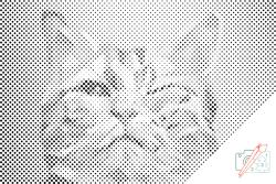  PontPöttyöző - Vektor macska Méret: 20x30cm, Keretezés: Kartonlemezen, Szín: Piros