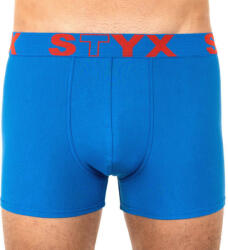 Styx Nagyméretű kék férfi boxeralsó Styx sport gumi (R967) 5XL