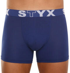 Styx Sötétkék long férfi boxeralsó Styx sport gumi (U968) M