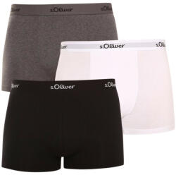 s. Oliver 3PACK tarka S. Oliver férfi boxeralsó (JH-34B-23757453) XXL