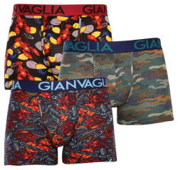 Gianvaglia 3PACK többszínű Gianvaglia férfi boxeralsó (GVG-5506) L