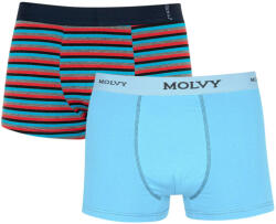 Molvy 2PACK Tarka Molvy férfi boxeralsó (2MP-305-BEU) M