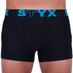 Styx Férfi boxeralsó Styx sportos gumipánt nagyméretű fekete (R961) 3XL