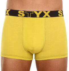 Styx Zöldessárga férfi boxeralsó Styx sport gumi (G1065) XL