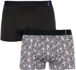 Molvy 2PACK Férfi boxeralsó Molvy többszínű (KP-068-BEU) XL