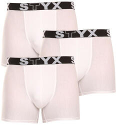 Styx 3PACK férfi boxeralsó Styx hosszú sportos gumipánt hosszú sportos gumipánt (U10616161) L