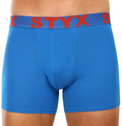 Styx Kék long férfi boxeralsó Styxsport gumi (U1167) M