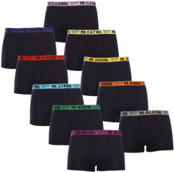 Lee Cooper 10PACK férfi boxeralsó Lee Cooper kék (LCUBOX10P0101-1410367) L