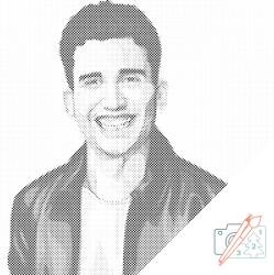  PontPöttyöző - A nagy pénzrablás, Denver, Jaime Lorente Méret: 50x50cm, Keretezés: Kartonlemezen, Szín: Piros