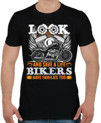 printfashion motorcycle - Férfi póló - Fekete (13720166)