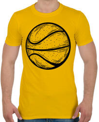 printfashion Kosárlabda - Férfi póló - Sárga (13496571)