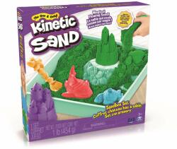 Spin Master Kinetic Sand Folyékony homok alátéttel, zöld