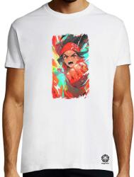 Magnolion Dühös anime lány v4 póló