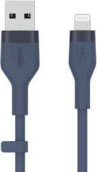Belkin BOOST CHARGE Flex Silicone cable USB-A to Lightning - 2M - Blue (CAA008bt2MBL)