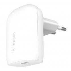 Belkin BOOST CHARGE 30W PD PPS Wall Charger + USB-C Cable with Lightning Connector - White (WCA005vf1MWH-B5)