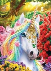 NORIMPEX - Puzzle Pictura cu diamant: Unicorn decorat 30x40cm - 1 - 39 piese