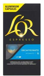 L'OR Kávékapszula L’OR Nespresso Espresso Decaffeinato koffeinmentes 10 kapszula/doboz (30.00416)