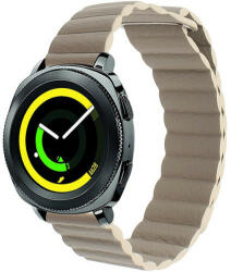 iUni Curea piele Smartwatch Samsung Galaxy Watch 4, Watch 4 Classic, Gear S2, iUni 20 mm Kaki Leather Loop (510311)