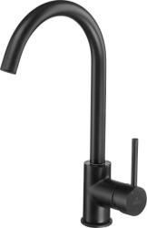 Deante Milin Baterie chiuveta bucatarie monocomanda, negru (BEU B62M)