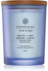 Chesapeake Bay Mind & Body Serenity & Calm lumânare parfumată 250 g