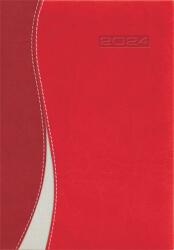 Dayliner Naptár, tervező, A5, napi, DAYLINER Dubai , piros (NDA5P)