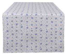 Clayre & Eef Asztali futó - 50x140cm - Blue Rose Blooming