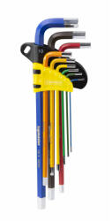 Topmaster Professional Шестограми цветни 1.5-10mm к-т 9бр дълги CR-V TMP (390172) (390172)