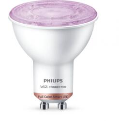 Philips Bec LED RGB inteligent Spot , Wi-Fi, Bluetooth, GU10, 4.7W (50W), 345 lm, lumina alba si color (2200-6500K) (000008719514372344)