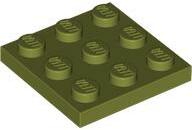 LEGO® 11212c155 - LEGO oliva zöld lap 3 x 3 méretű (11212c155)